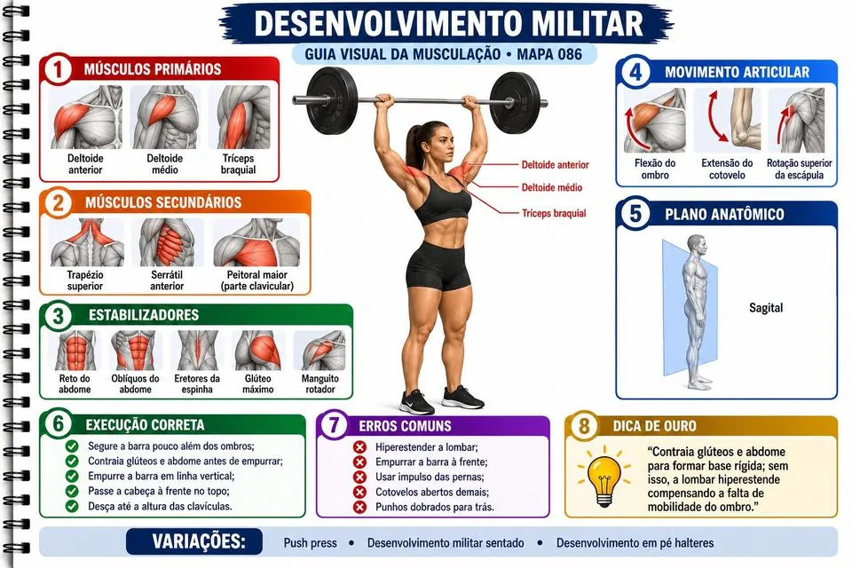 Mapa do desenvolvimento militar