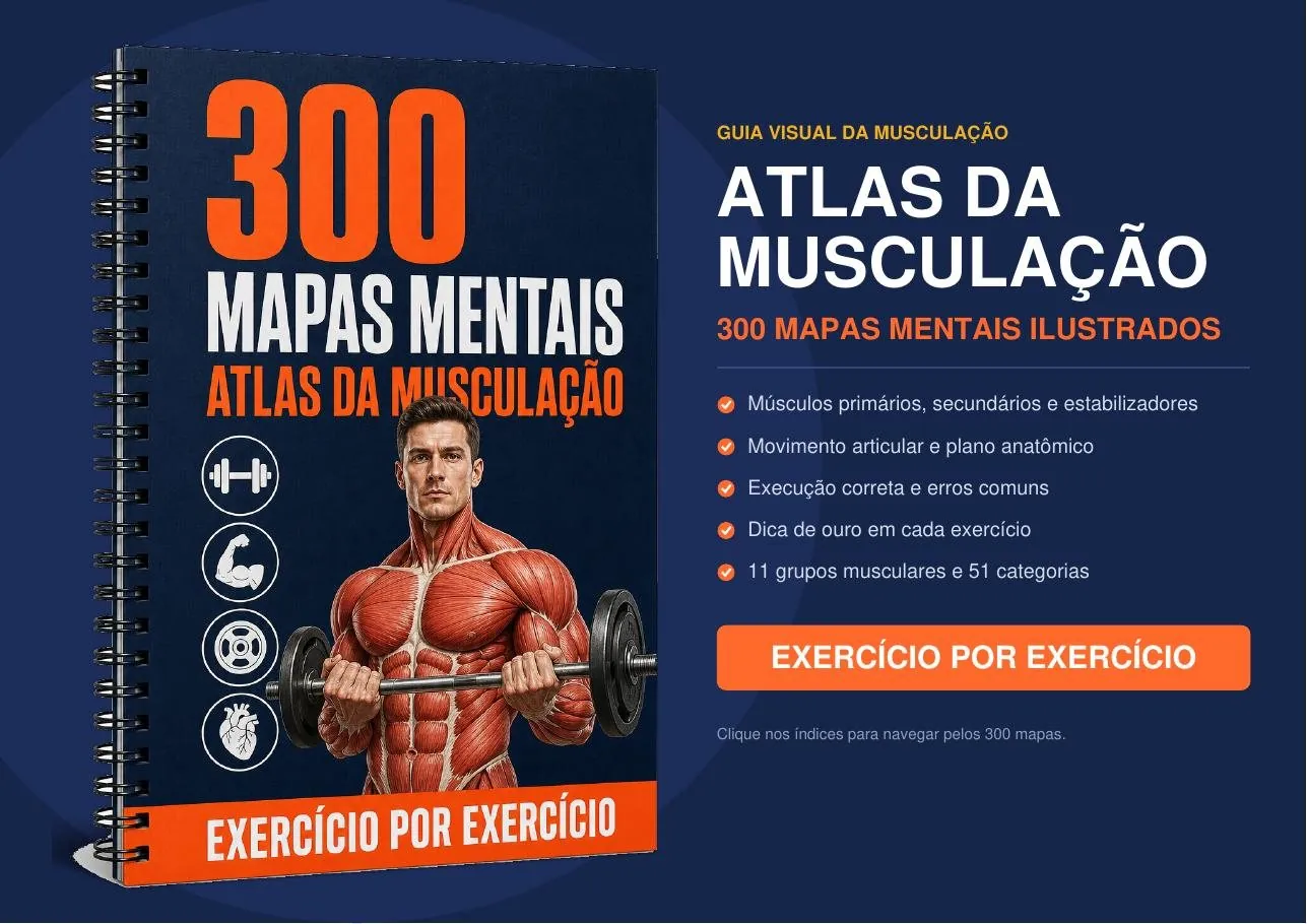 Capa do e-book Atlas da Musculação